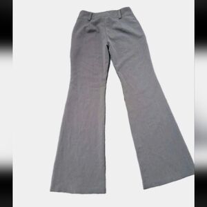 Y2K Grey Flare Stretch Trousers Women's Size:SMALL Bell Bottoms Brand New